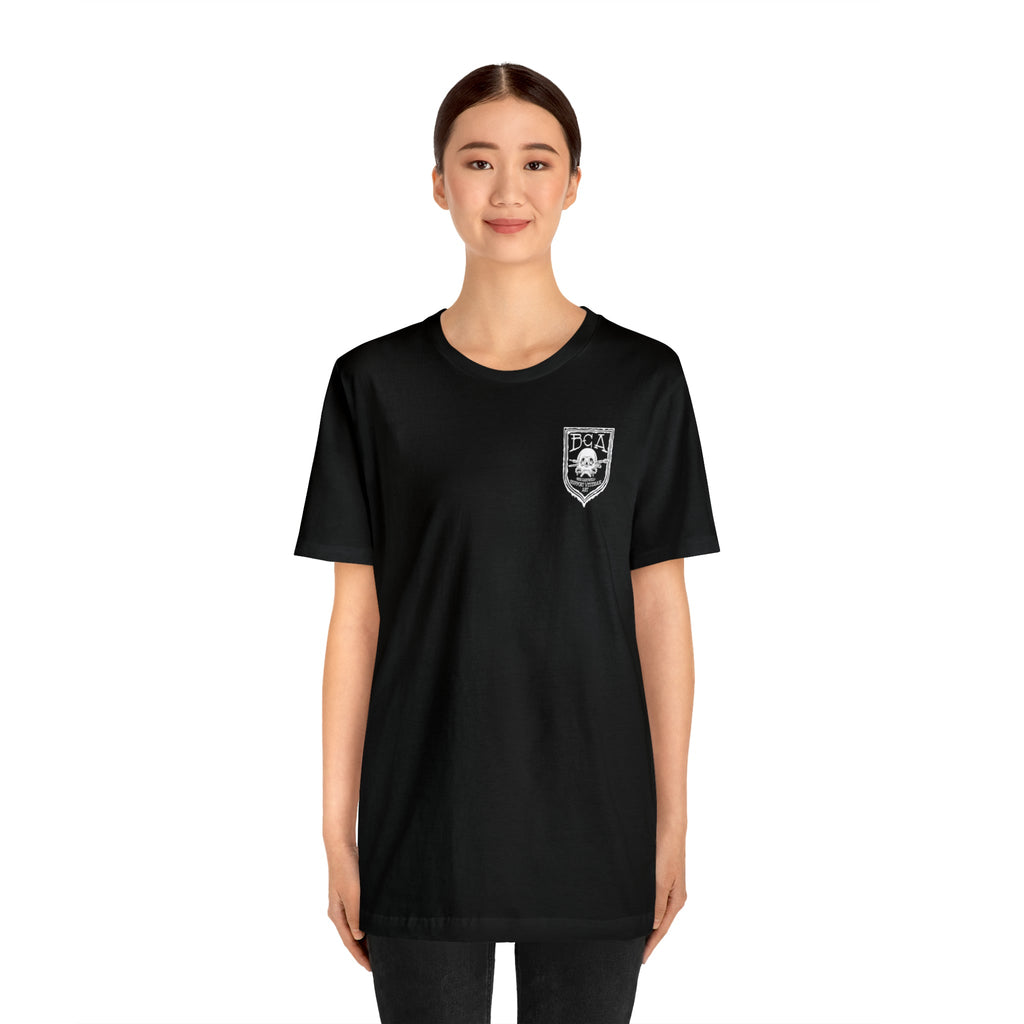 AT4 Rocket and Sword Frog - Back Print - Short Sleeve Tee