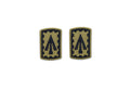 U.S. Army 108th Air Defense Artillery OCP Patch w/ Hook Fastener (pair)