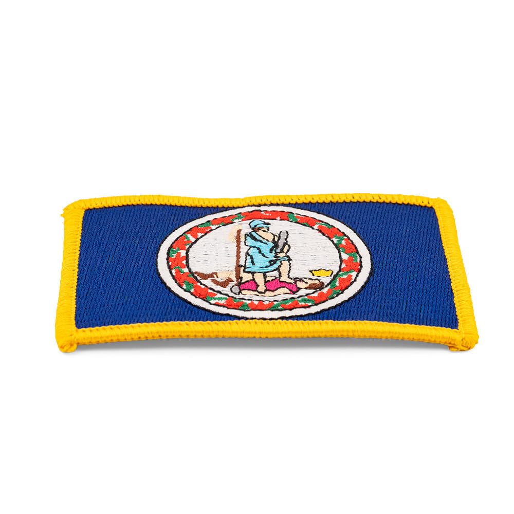 PinMart's Embroidered US State Flag Patch- Georgia Flag