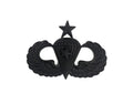 U.S. Army Combat Parachutists (Jump Wings) 2 Jumps Senior STA-BRITE BLACK Metal Pin-on Badge
