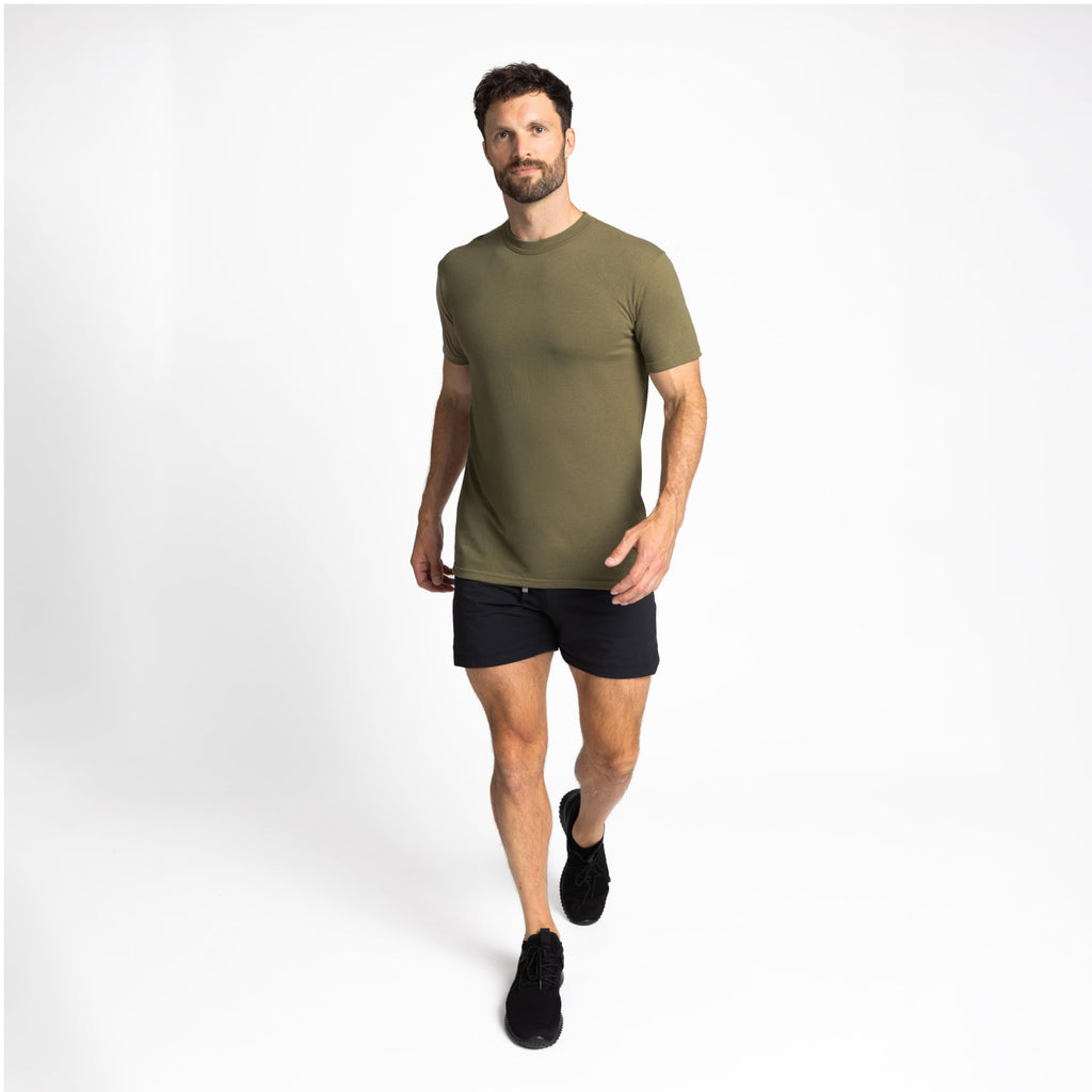 Soffe Men's 3 Pack - USA Poly/Cotton Military Tee