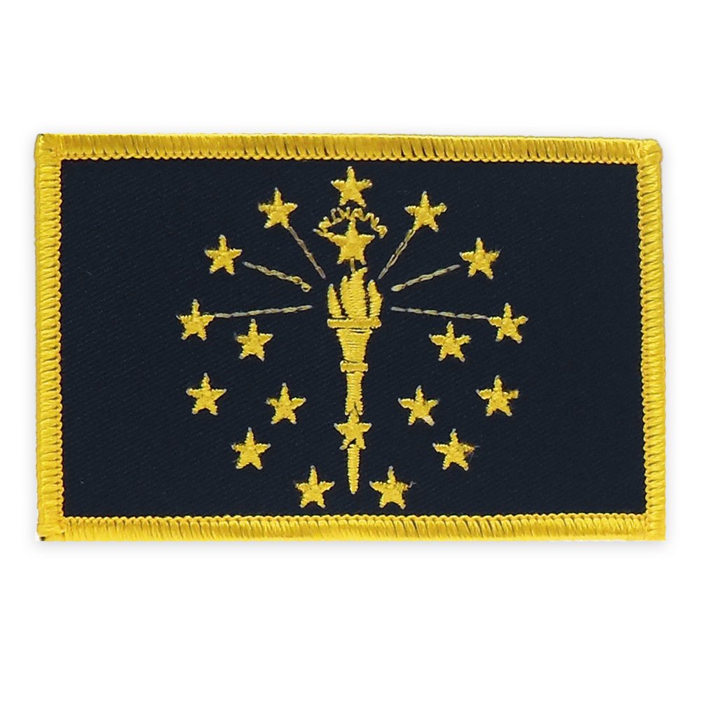 PinMart's Embroidered US State Flag Patch- Georgia Flag