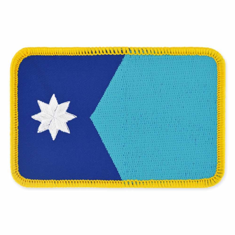 PinMart's Embroidered US State Flag Patch- Georgia Flag