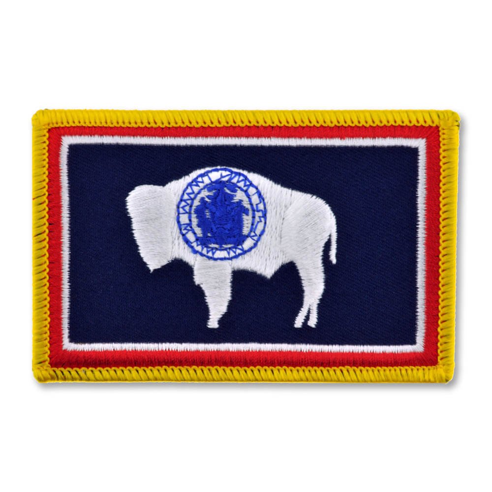 PinMart's Embroidered US State Flag Patch- Georgia Flag