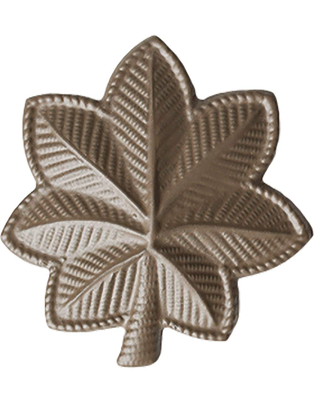 US Army Black Metal Subdued Pin-On Rank