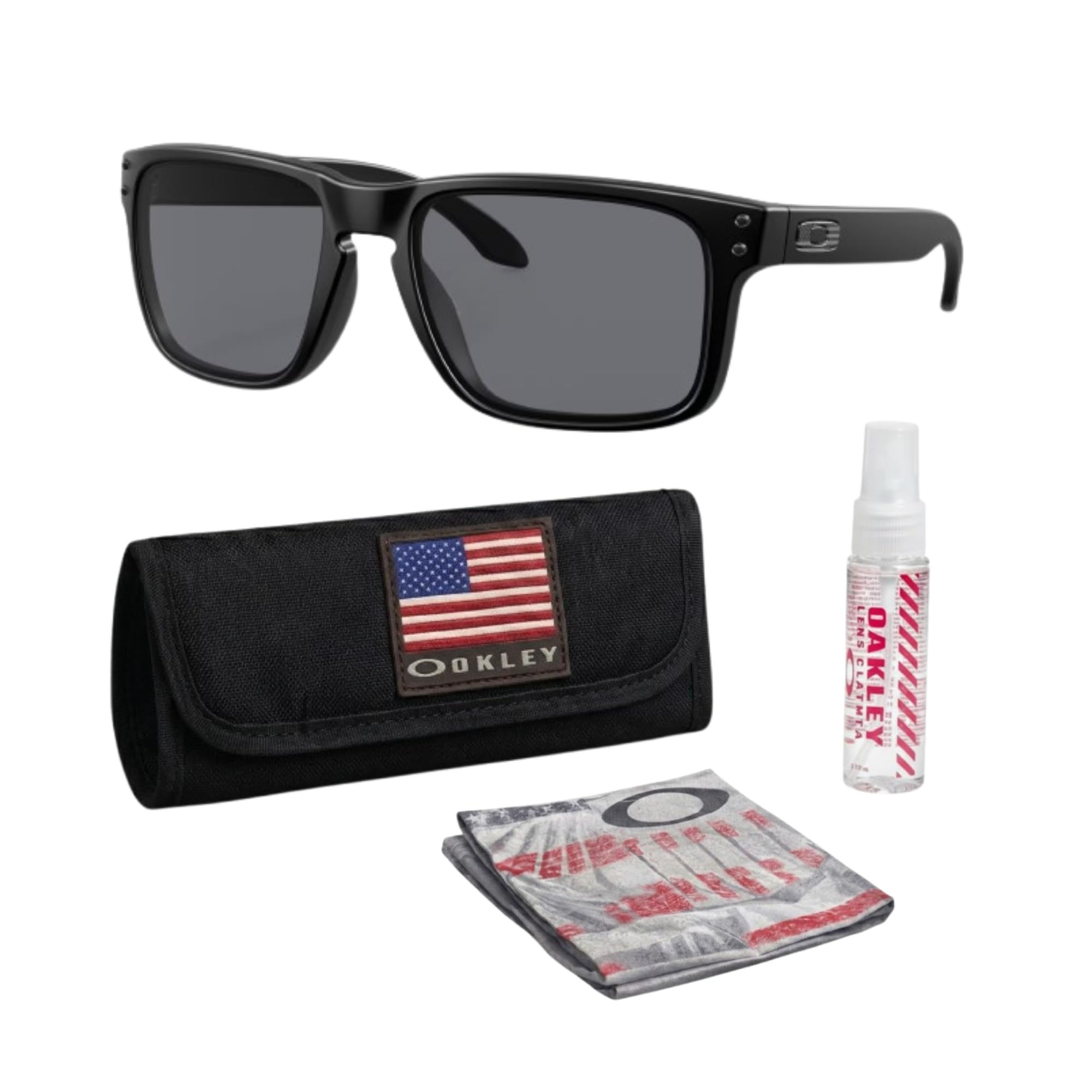 Oakley Standard Issue SI Holbrook USA Flag Collection Sunglasses With Kit