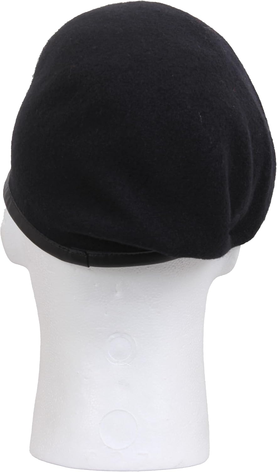 Rothco Inspection Ready Beret with Flash | 95% Wool, Pre-Shaved Inspection Ready Cap, Leather Trim, Ideal for Active-Duty Personnel and Uniform Wear