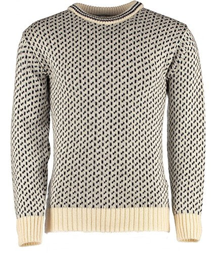 Dover Crew Neck Sweater - Classic Norwegian Pattern
