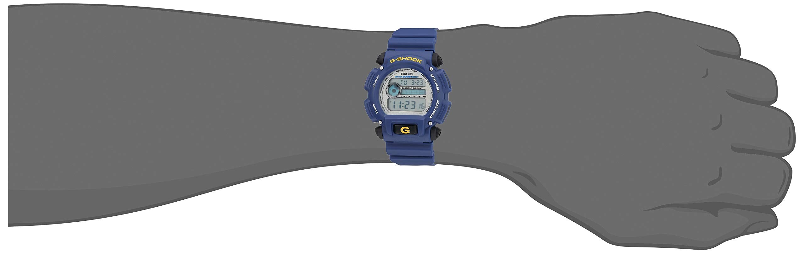 Casio DW9052 Series | Men’s Digital Watch | G-Shock | 1/100 SEC Stop Watch | Countdown Timer | LED Light | 200M WR | Shock Resistant | Multi Alarm | Auto Calendar | Dual Time | 2 Yr Batt