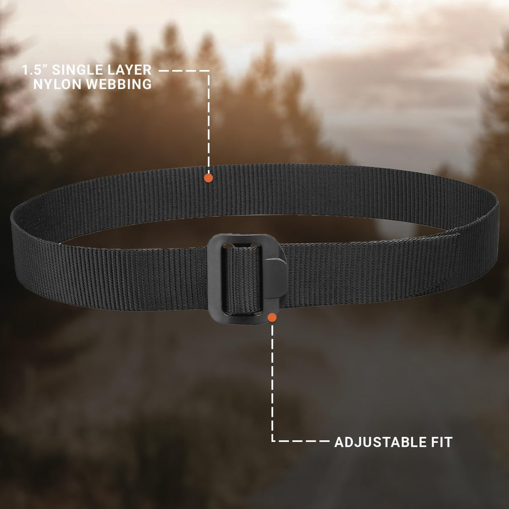 Propper 1.5" Nylon Tactical Duty Belt | Plastic Buckle, Duty Gear and Holster Ready Uniform Belt