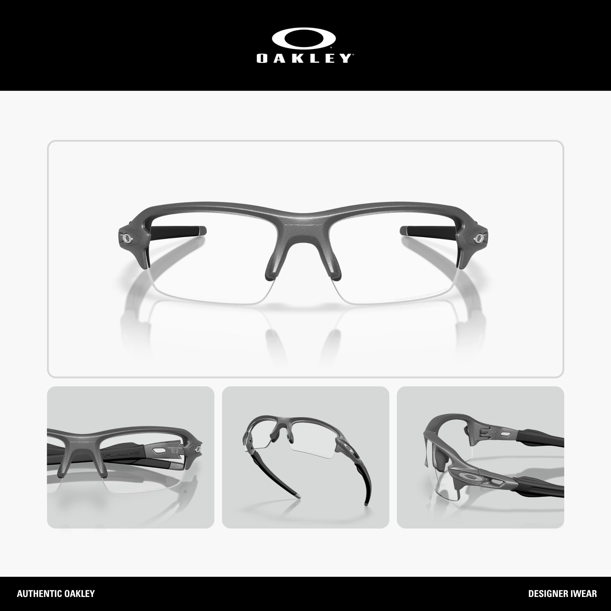 Oakley Flak 2.0 S OO9511 Rectangle Sunglasses for Men for Women