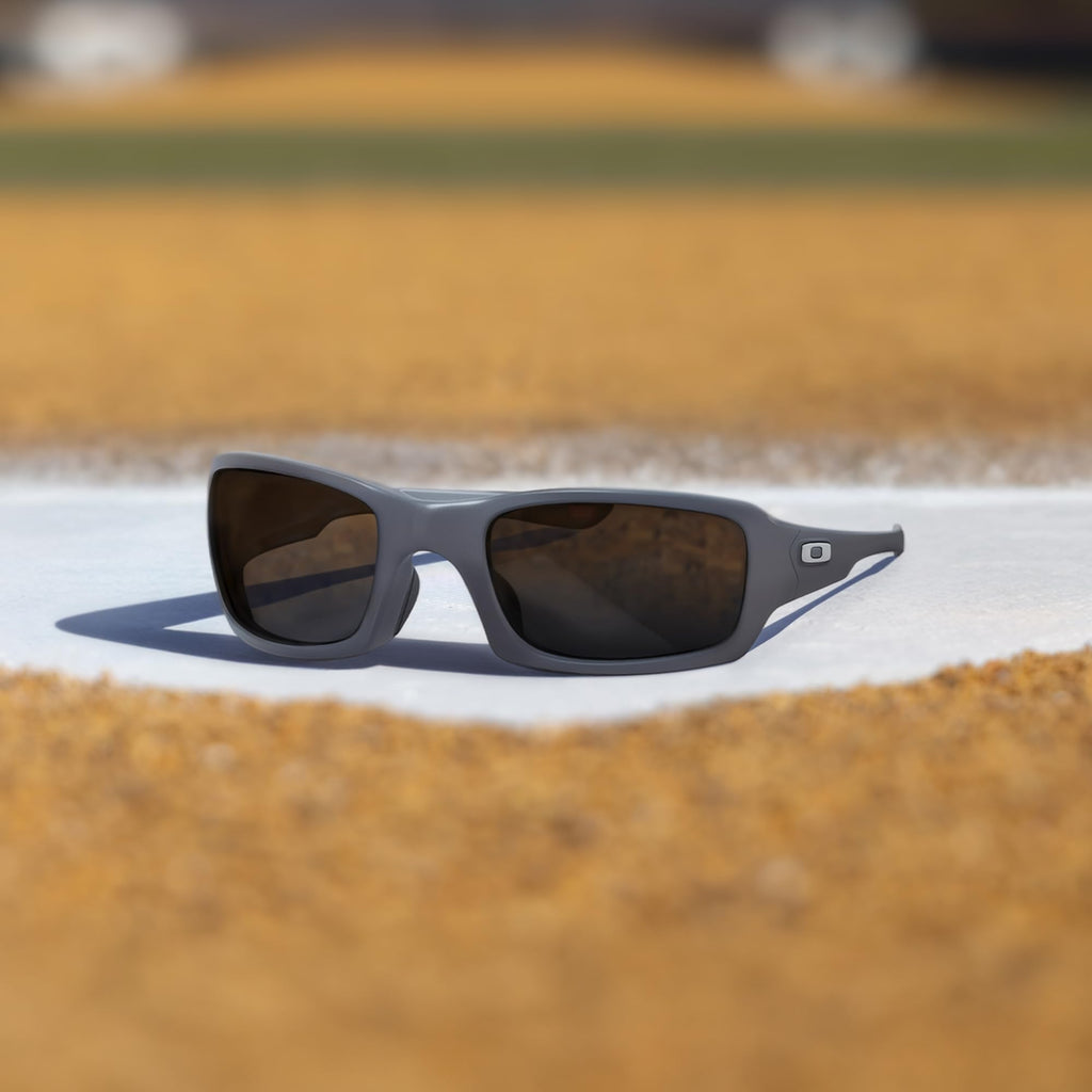 Oakley Mens OO9238 Fives Squared Rectangular Sunglasses