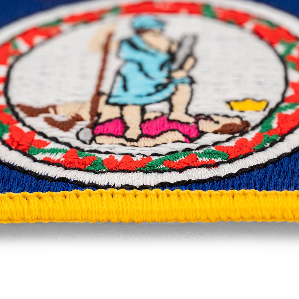 PinMart's Embroidered US State Flag Patch- Georgia Flag