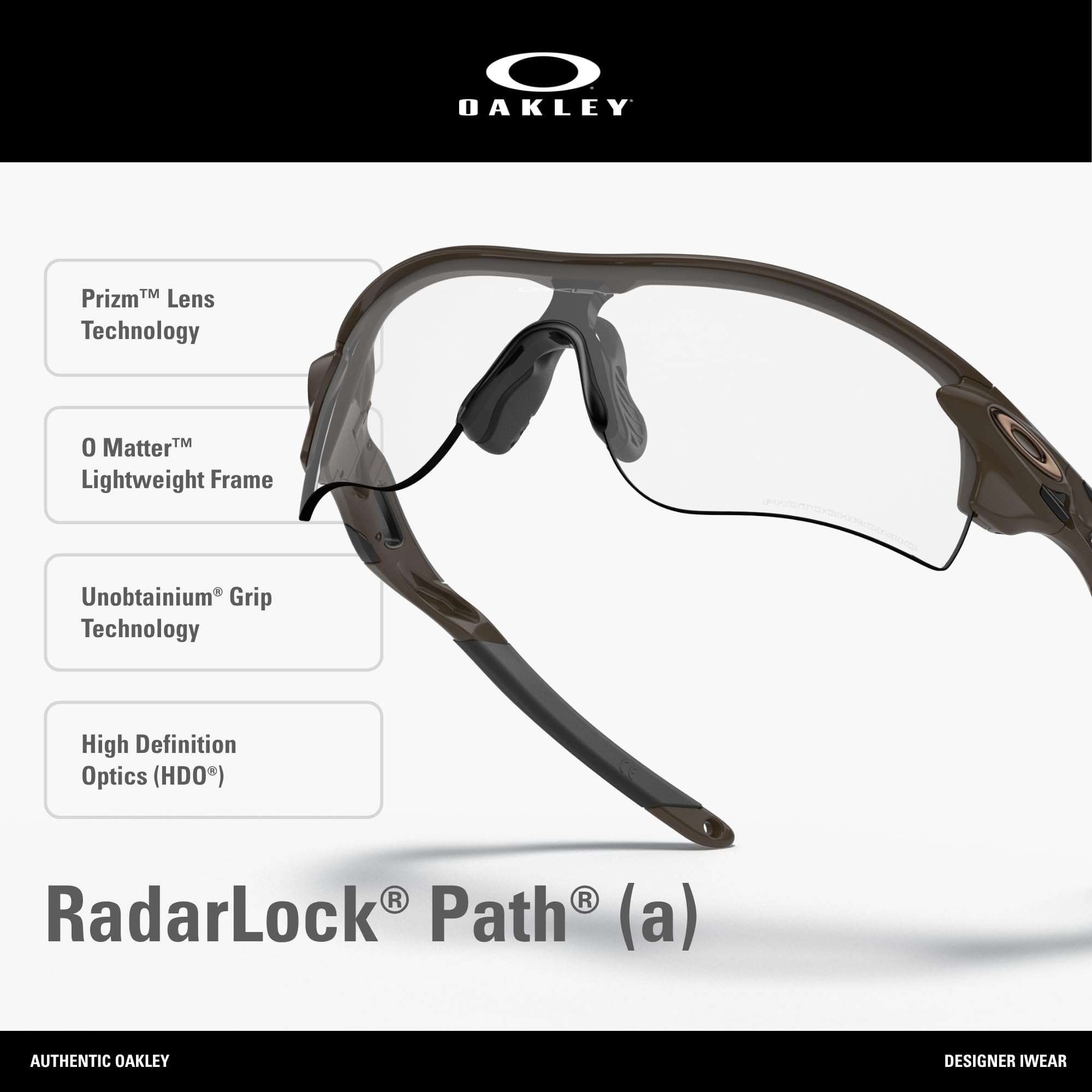 Oakley mens Radarlock Path Shield Sunglasses