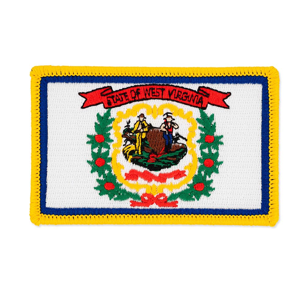 PinMart's Embroidered US State Flag Patch- Georgia Flag