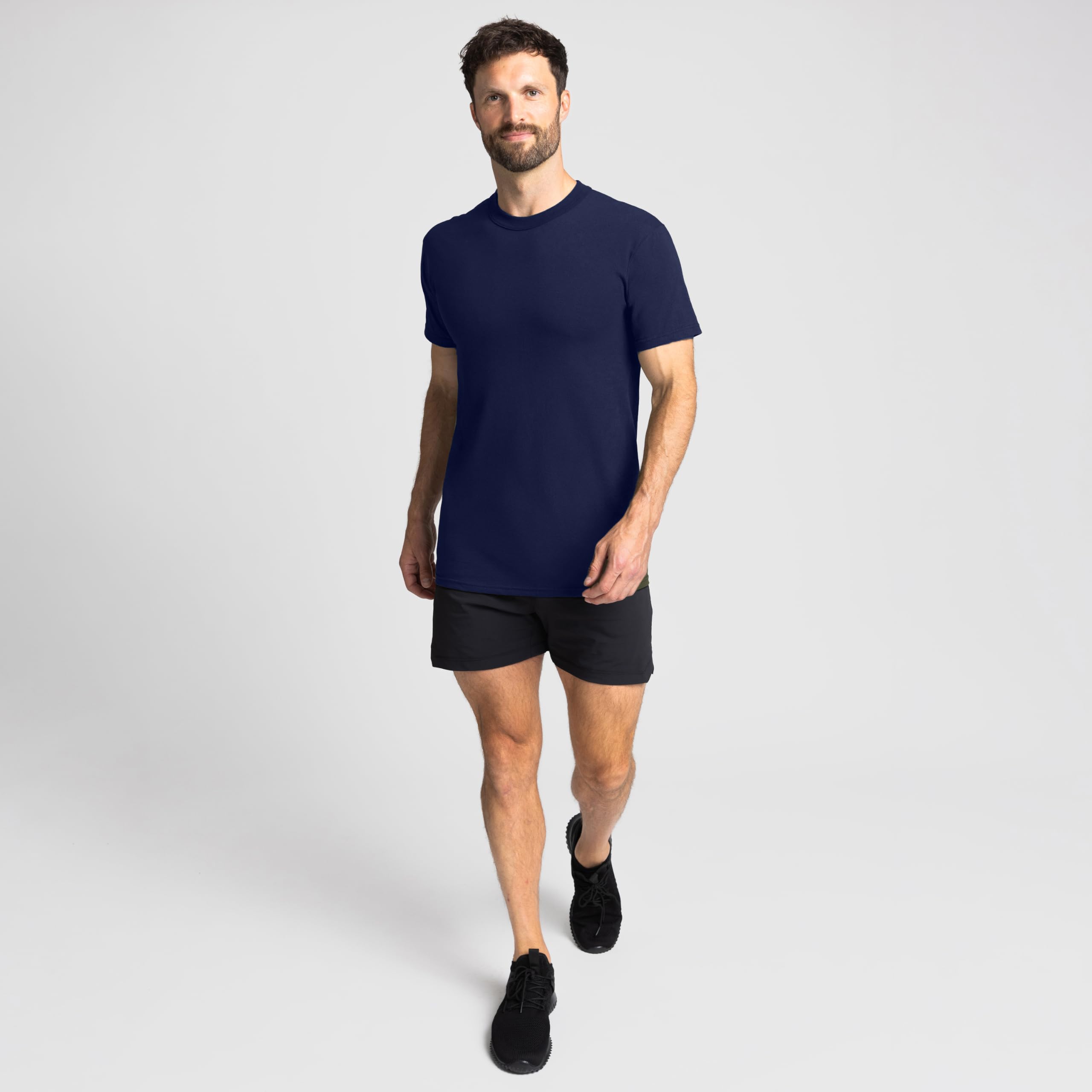 Soffe Men's Military Soft Ringspun Cotton T-Shirt, 3 Pack