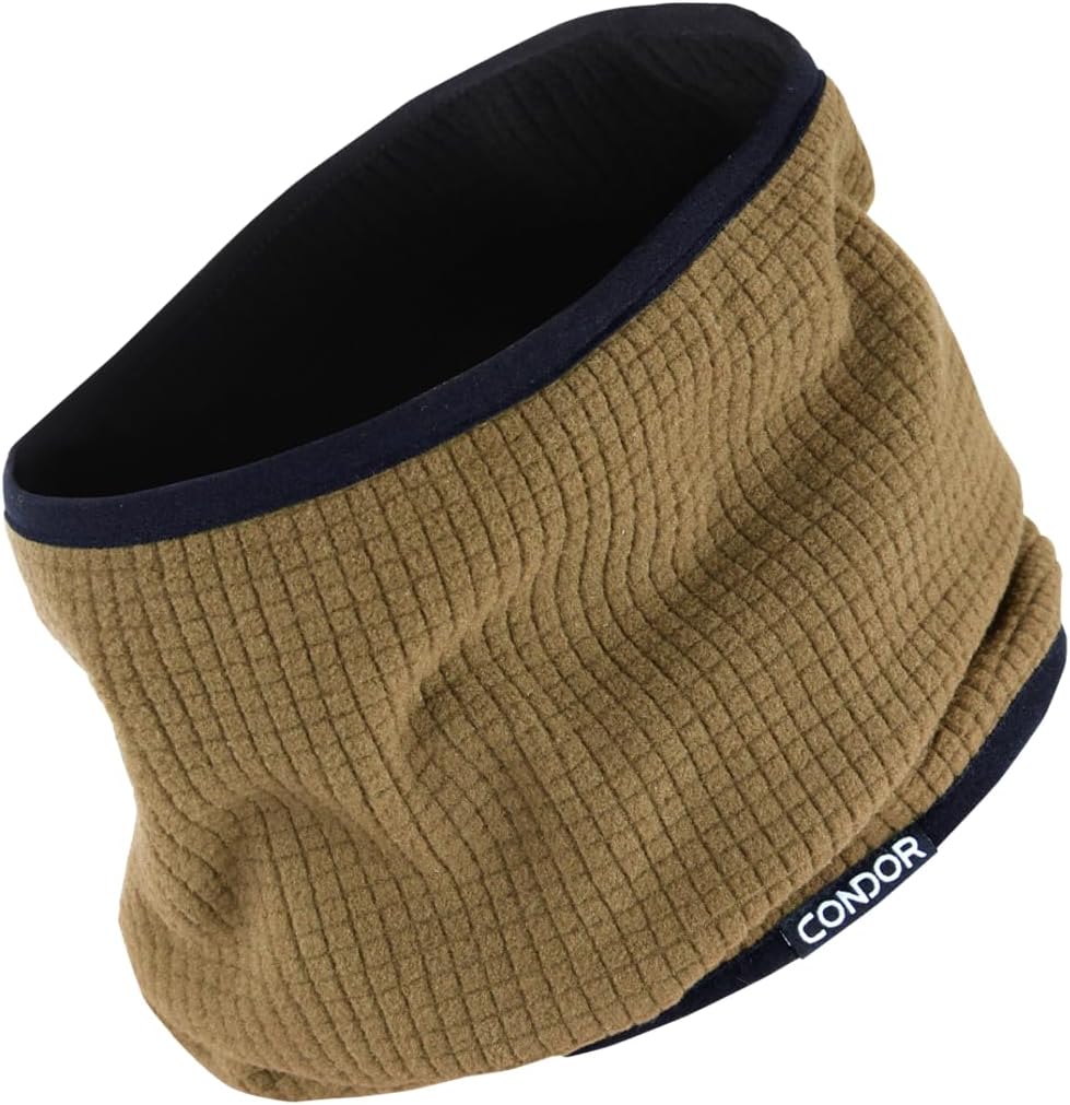 Condor Elite Reversible Grid-Fleece Neck Gaiter