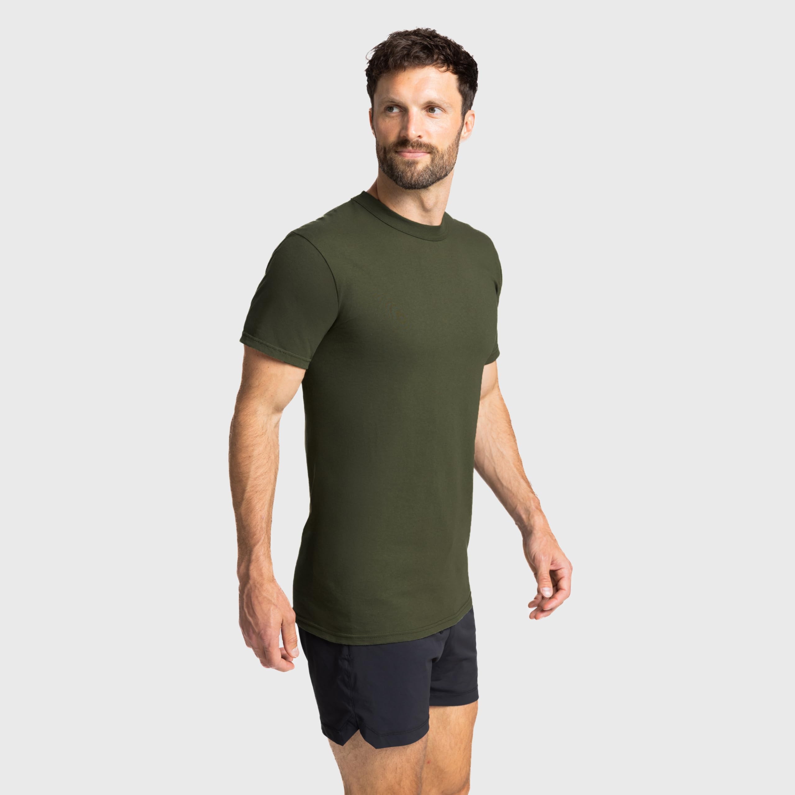 Soffe Men's 3 Pack - USA Poly/Cotton Military Tee