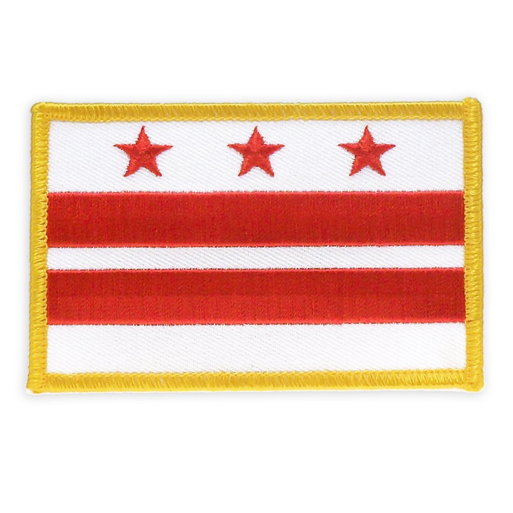 PinMart's Embroidered US State Flag Patch- Georgia Flag