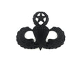 U.S. Army Combat Parachutists (Jump Wings) 2 Jumps Master STA-BRITE® BLACK Metal Pin-on Badge