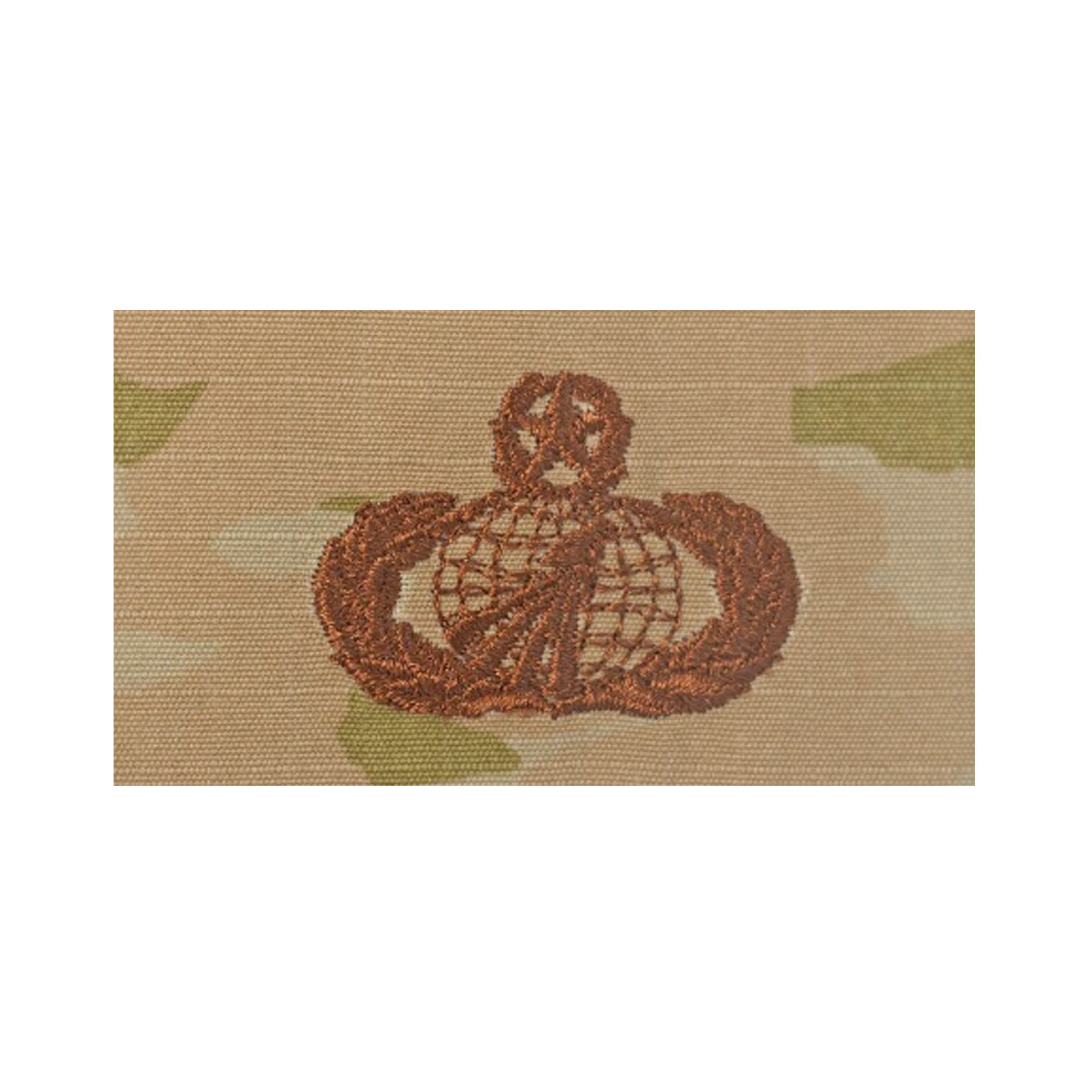 US Air Force Acquisition Master Spice Brown OCP Sew-on Badge