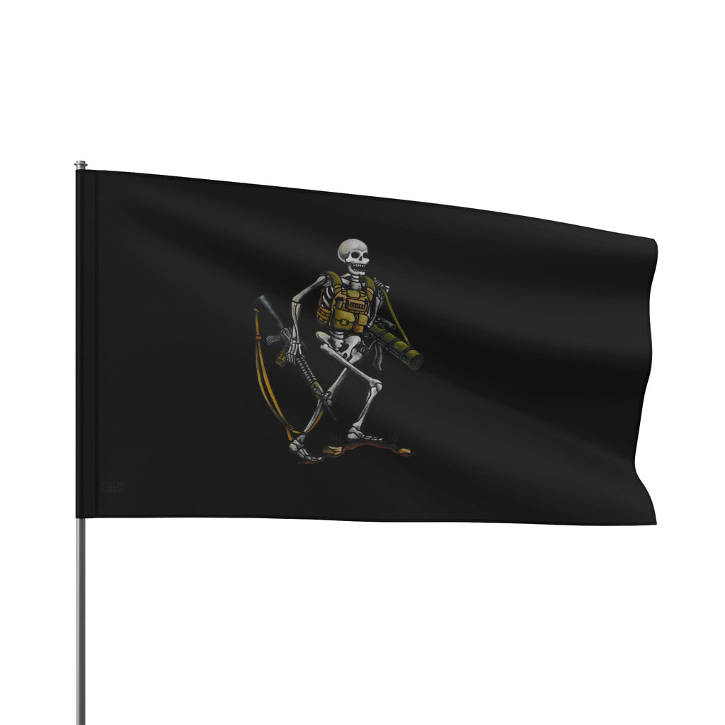 Assault Man Skeleton 0351 - Flag