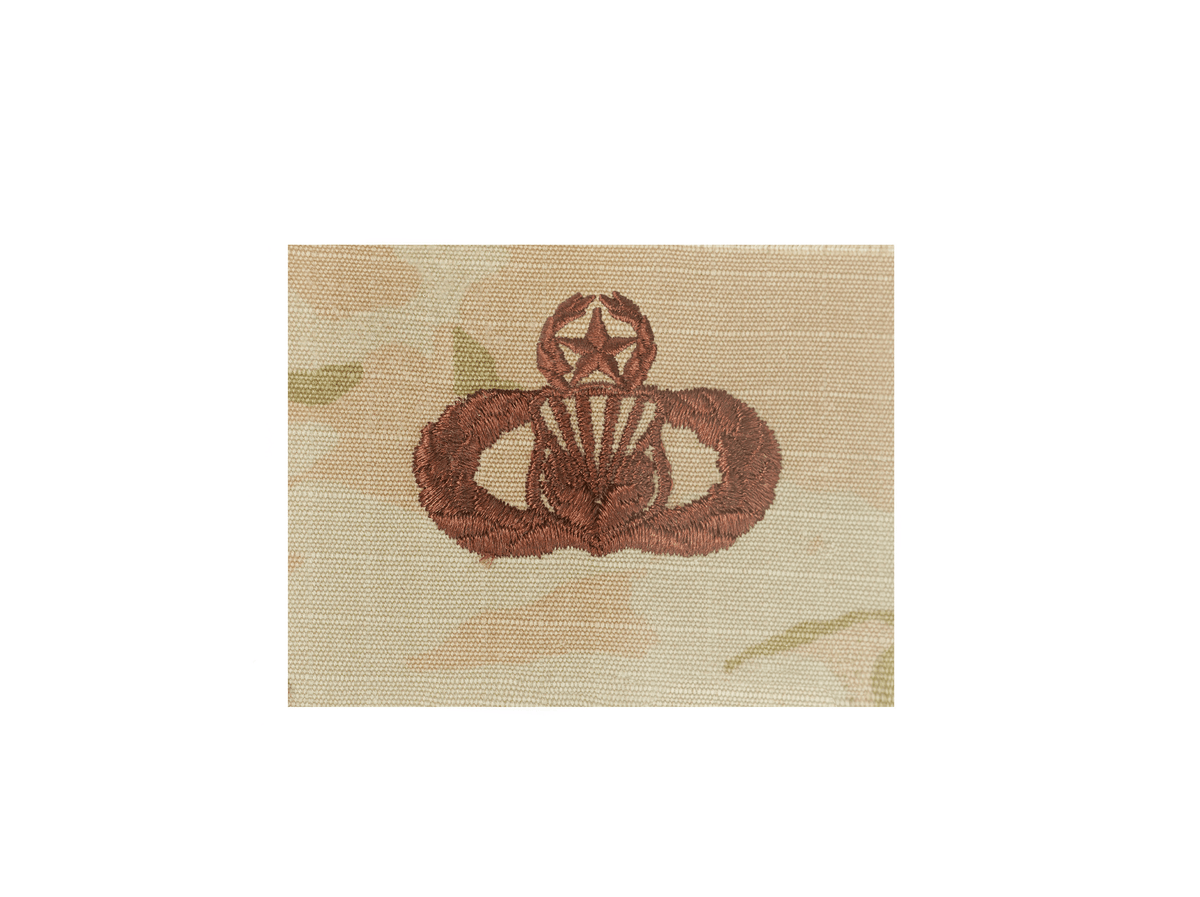 U.S. Air Force Chaplain Service Master OCP Spice Brown Badge