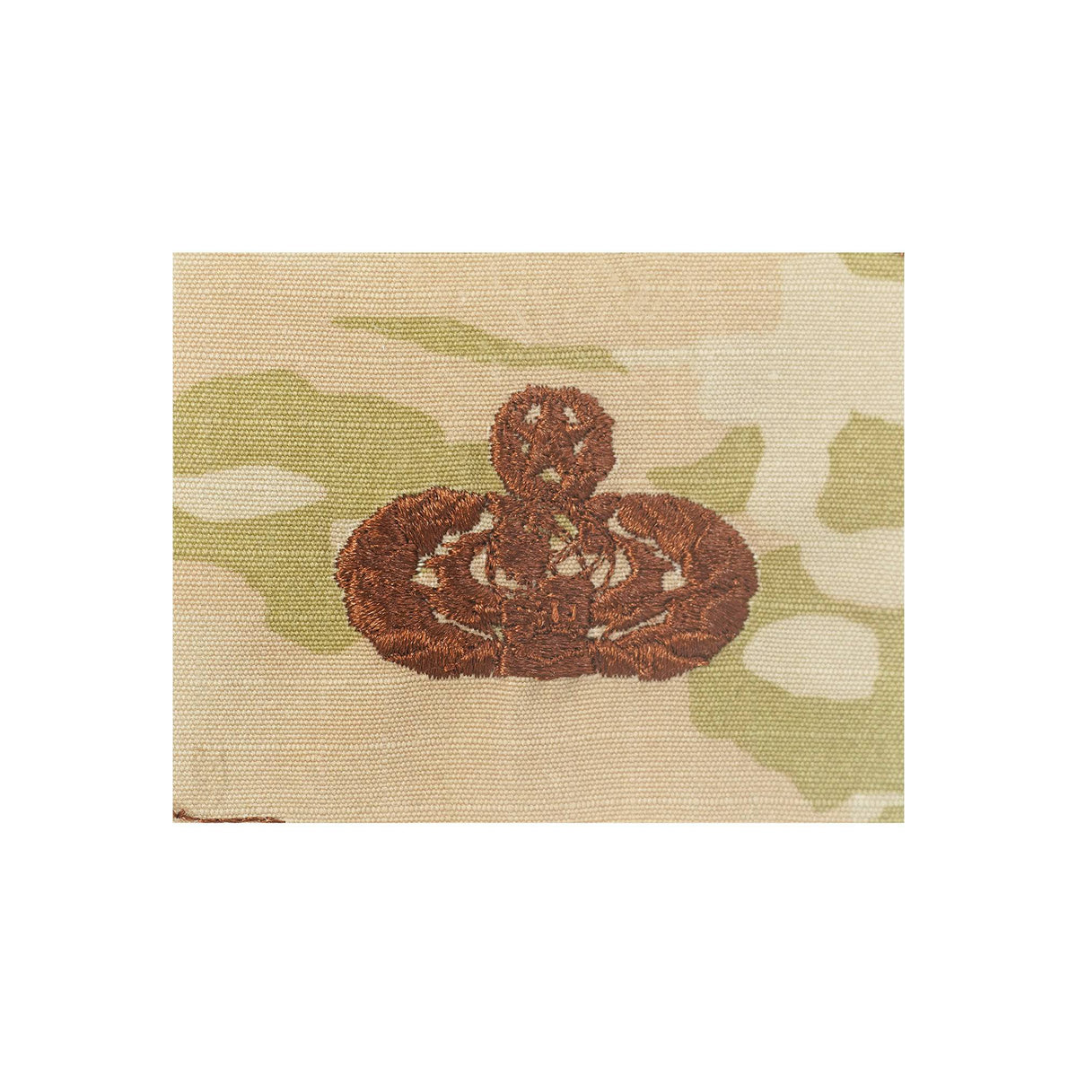U.S. Air Force Cyberspace Support (Master) OCP Spice Brown Sew-on Badge