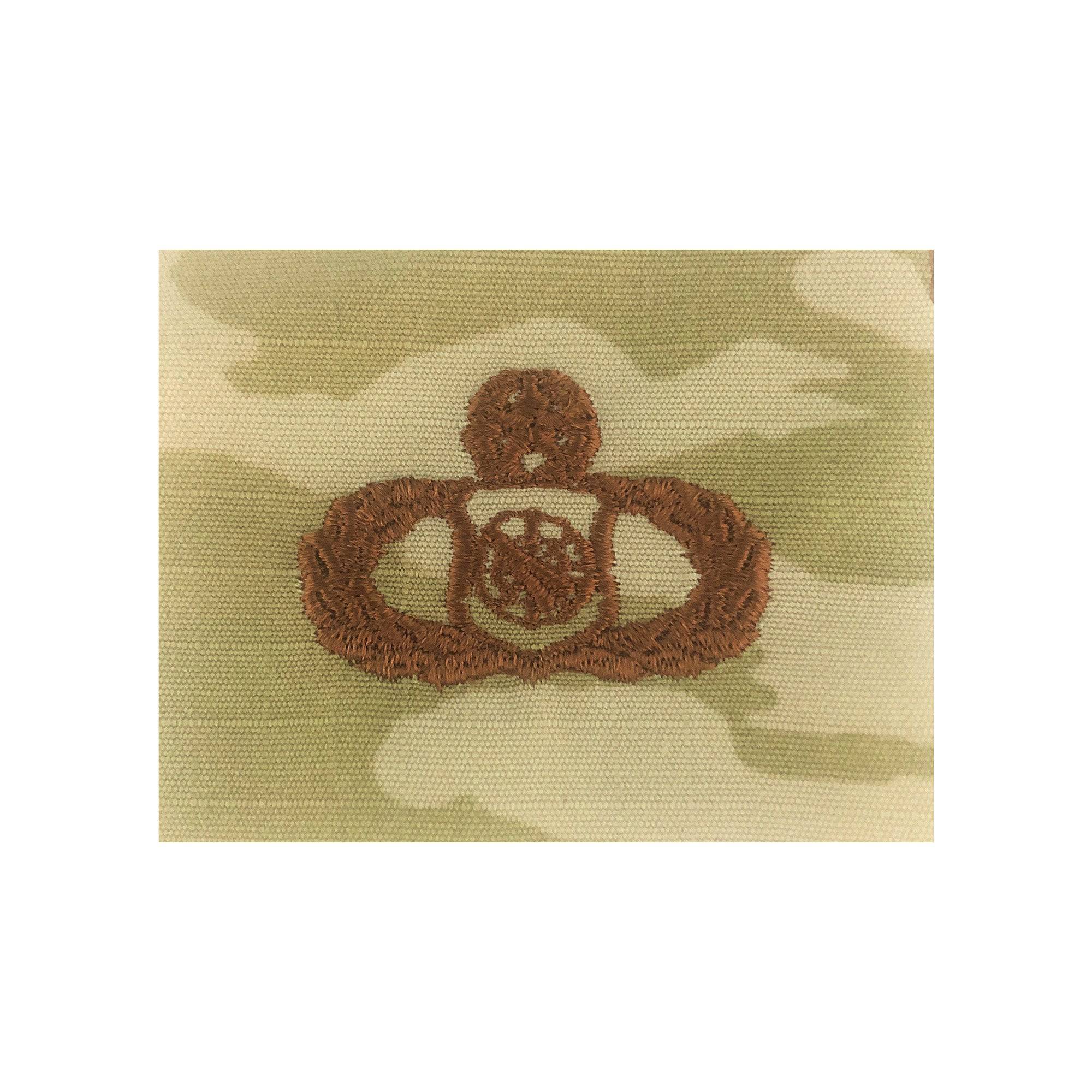 U.S. Air Force Weapons Controller Master OCP Spice Brown Badge