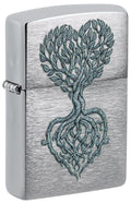 Zippo Love Design, Brushed Chrome Lighter #46232