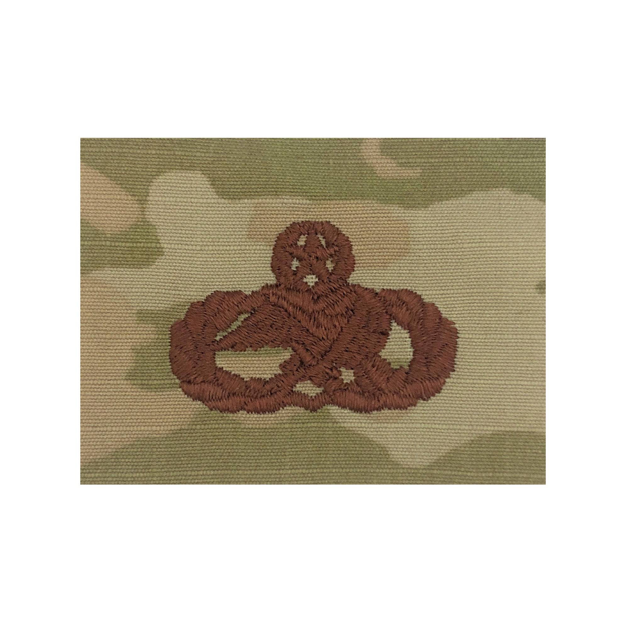 U.S. Air Force Munitions Maintenance (MST) OCP Spice Brown Sew-on Badge