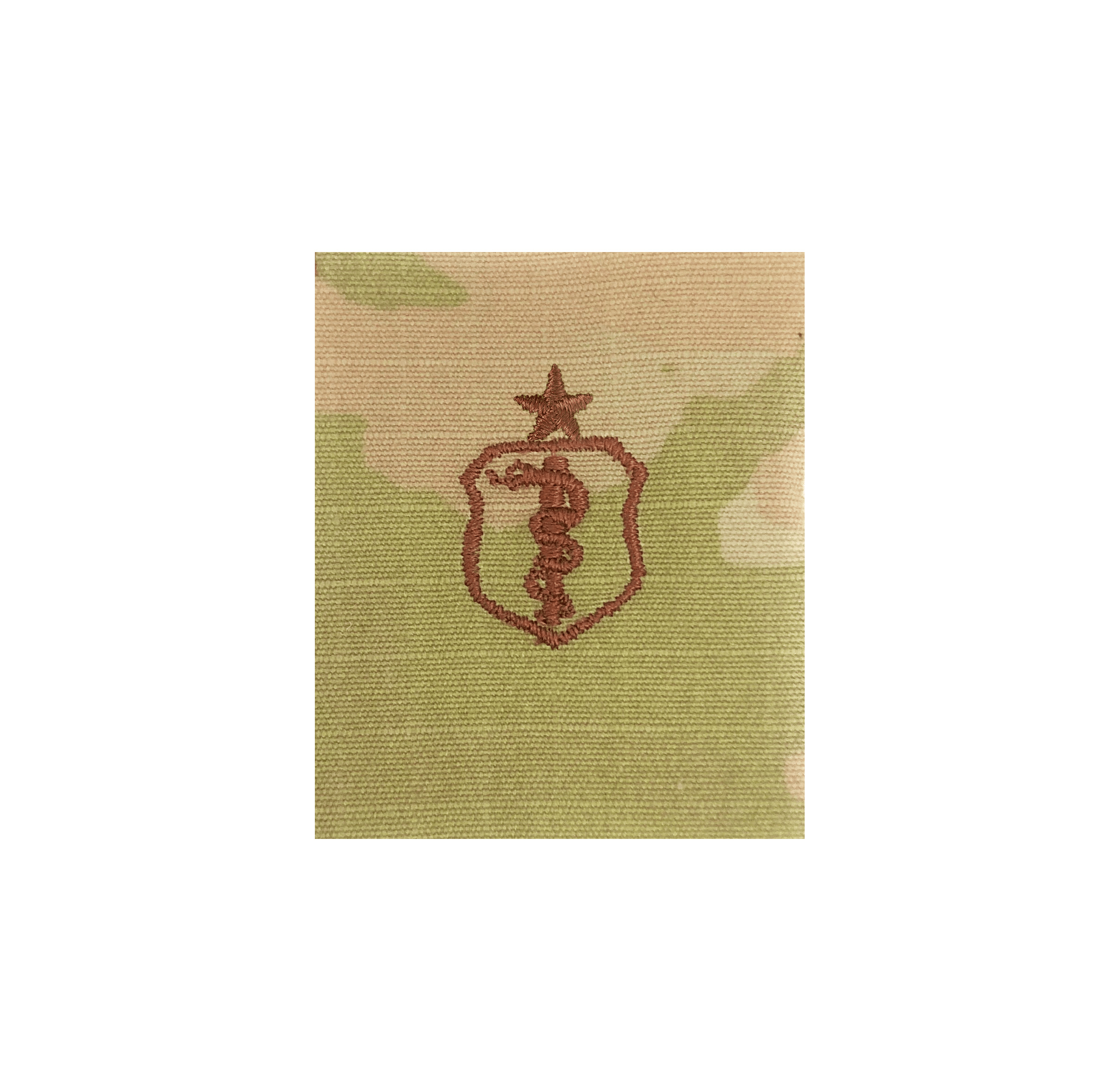 U.S. Air Force Biomedical Scientist (Senior) OCP Spice Brown Sew-On Badge