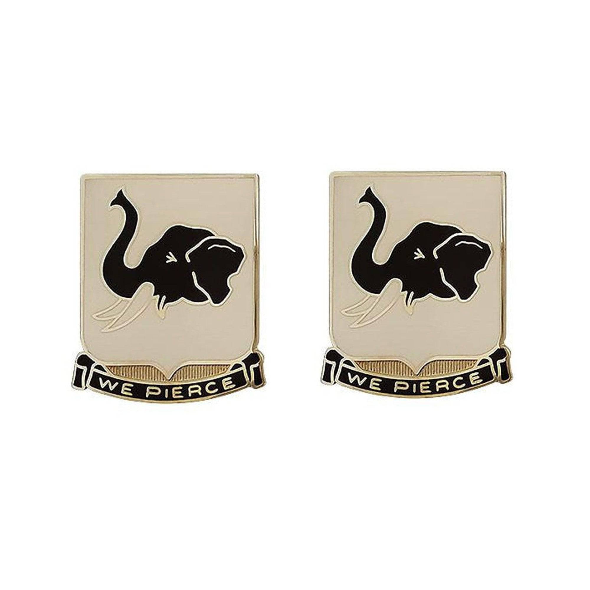 U.S. Army 64th Armor Regiment Unit Crest (Pair)