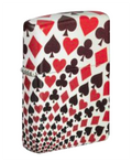 Zippo Playing Card Suits Pattern, 540 Color Lighter #48095