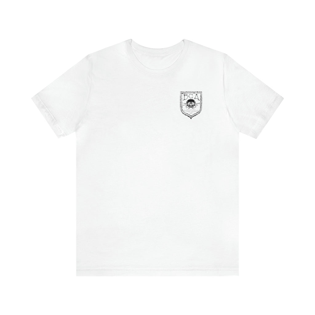 Sniper Rifle Frog - Back Print - Short Sleeve Tee