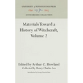 Materials Toward a History of Witchcraft - Hardcover