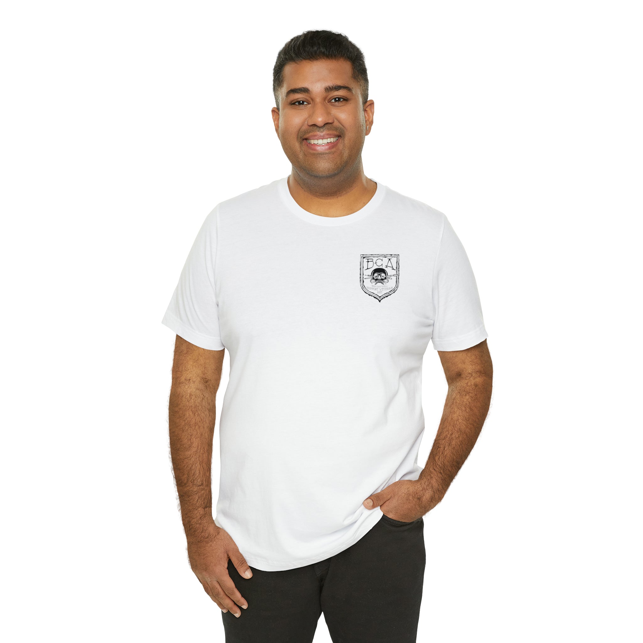 AT4 Rocket and Sword Frog - Back Print - Short Sleeve Tee