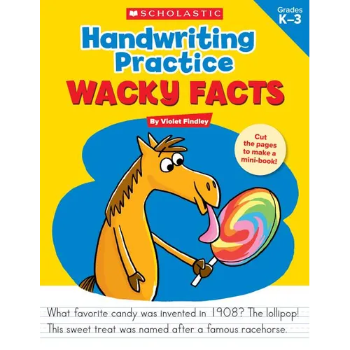 Handwriting Practice: Wacky Facts: Grades K-3 - Paperback
