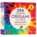 Origami Tie-Dye Patterns Paper Pack Book: 256 Double-Sided Folding Sheets (Includes Instructions for 8 Models) - Paperback