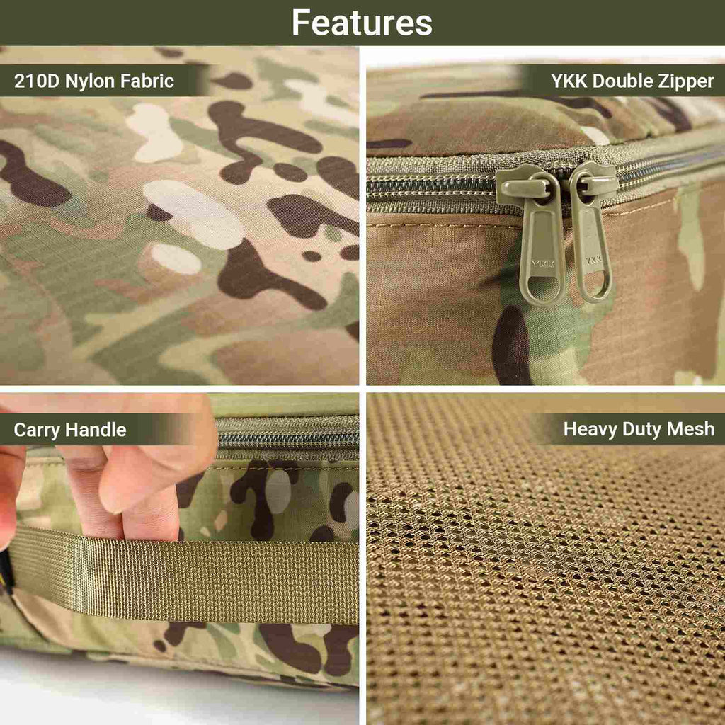 Votagoo Tactical Packing Cubes 6 Packs Lightweight Luggage Set Packing