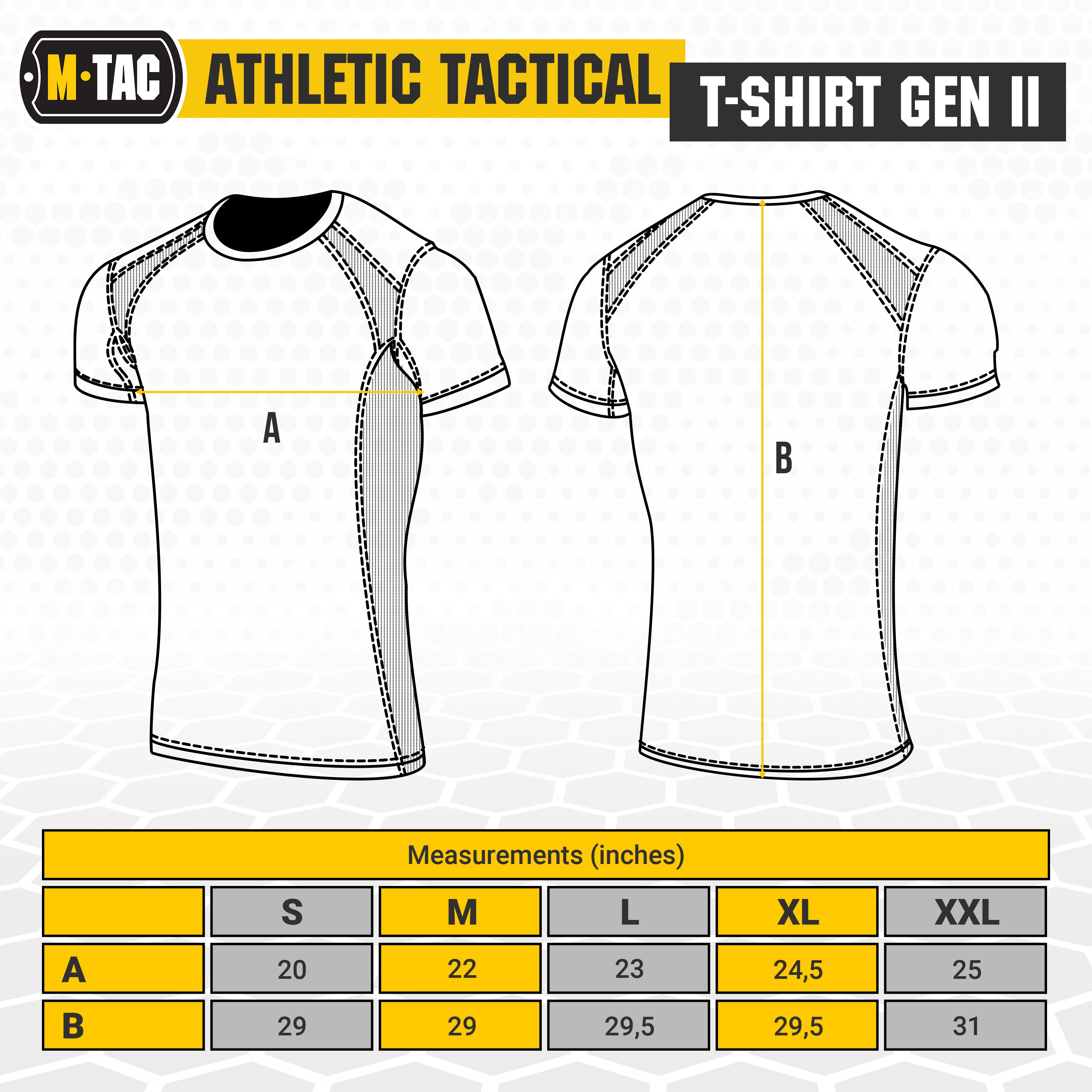 M-Tac T-Shirt Athletic Tactical Gen II with Loop Panels