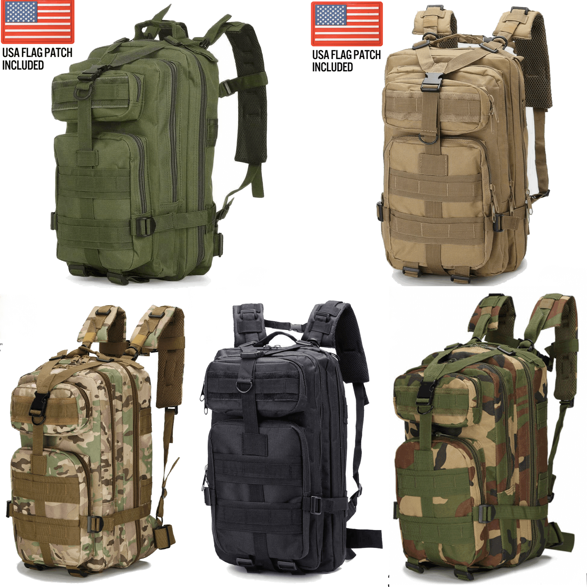 XGear Tactical Small 30L Tactical Backpack Survival Bag