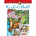 Creative Haven It's a Cat's World! Coloring Book - Paperback
