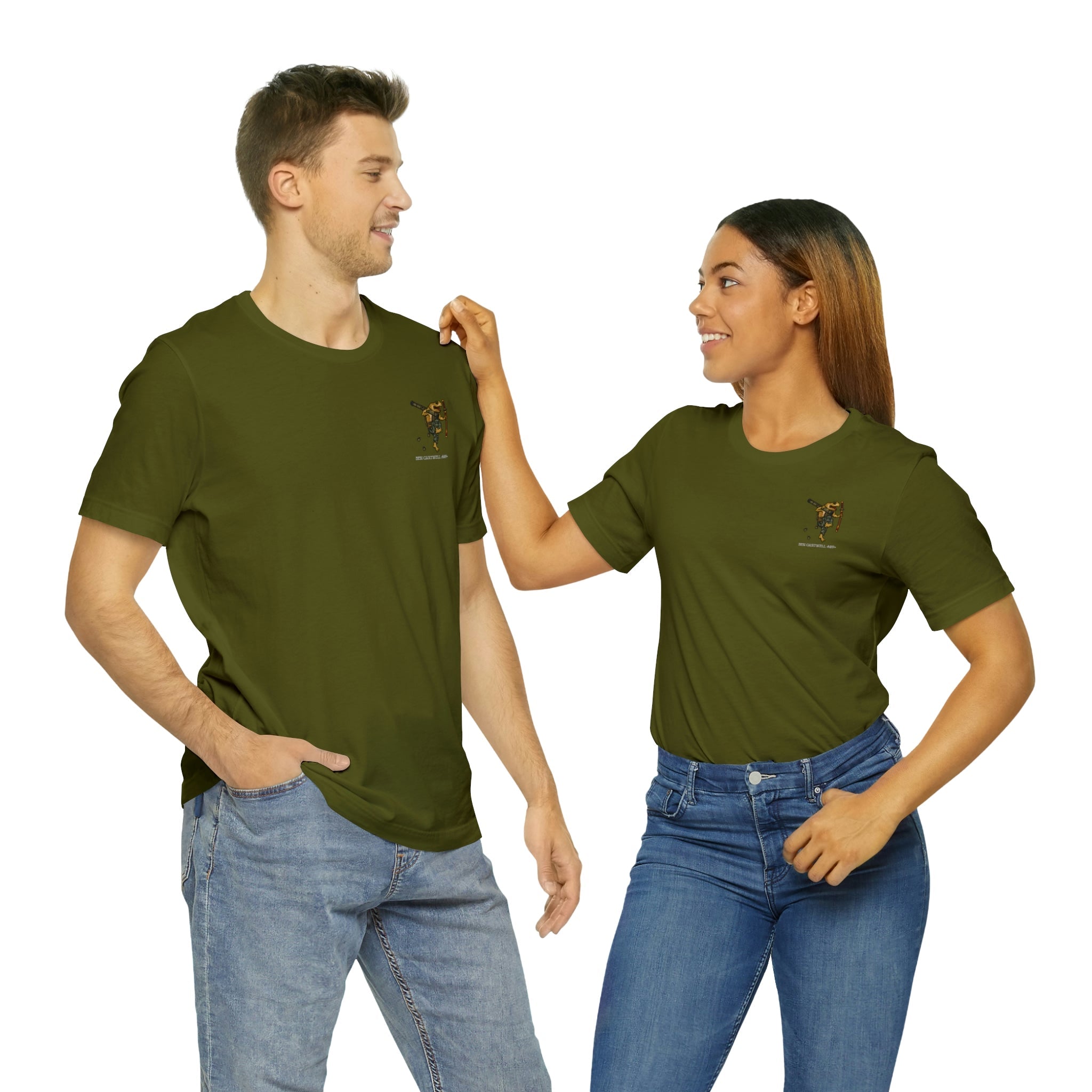 AT4 Rocket and Sword Frog - Front Print - Short Sleeve Tee