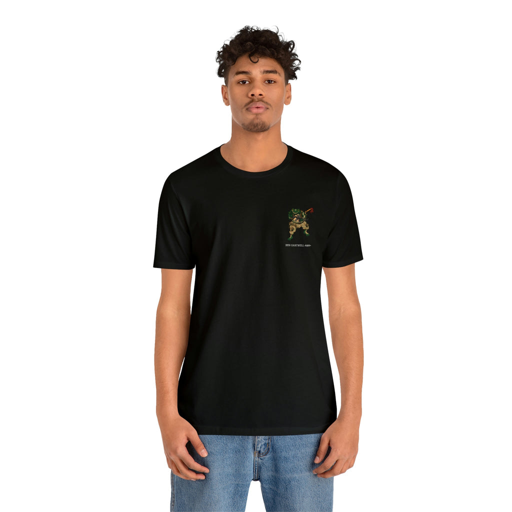 M4 and Radio Frog - Front Print - Short Sleeve Tee