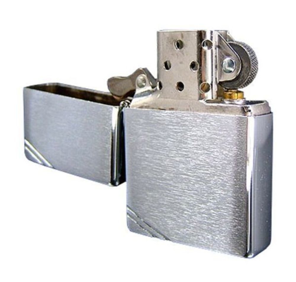 Zippo Lighter 1937 Vintage Replica, w/ Slashes #230