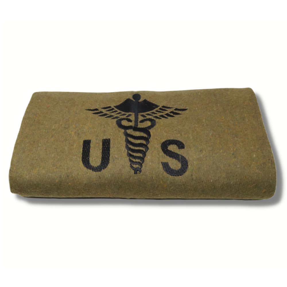 GI Style US Caduceus Wool Blanket