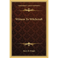 Witness To Witchcraft - Paperback