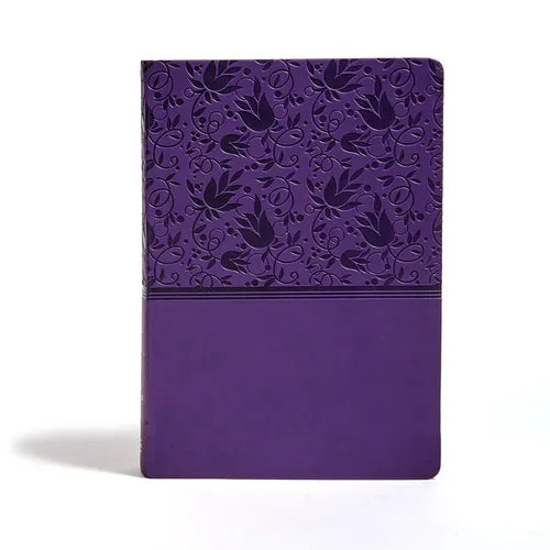 KJV Super Giant Print Reference Bible, Purple Leathertouch - Imitation Leather