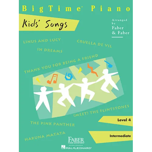 Bigtime Piano Kids' Songs - Level 4 - Paperback
